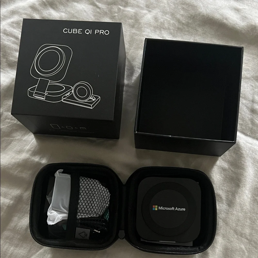 Microsoft Cube Qi Pro Wireless Charger - Black